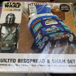 Starwars quilted bed set